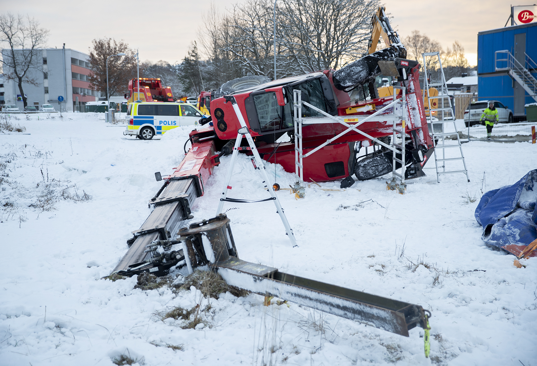 Allvarlig Maskinolycka: ”En Förd Till Sjukhus” – Byggnadsarbetaren