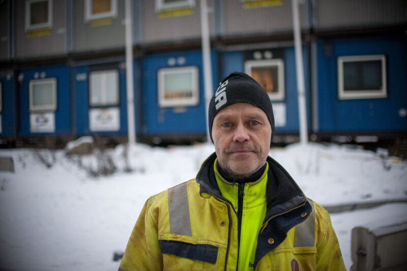Han blev ögonvittne till hissraset i Ursvik, Sundbyberg, utanför Stockholm, där fem byggnadsarbetare dog.