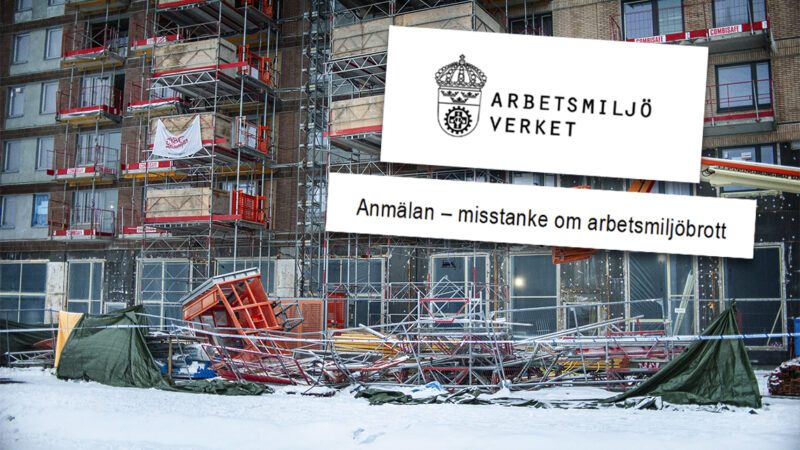Arbetsmiljöverket anmäler hissolyckan i Ursvik – misstänkt arbetsmiljöbrott