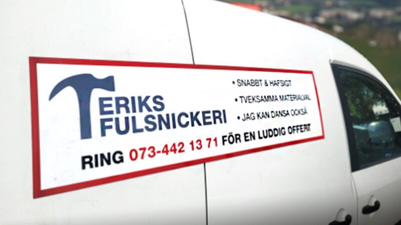 Eriks fulsnickeri erbjuder luddiga offerter