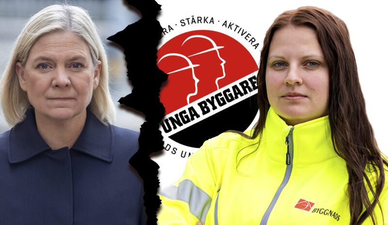 Unga Byggares ordförande kräver att Magdalena Andersson avgår.