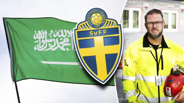 Byggnads kritiserar Svenska fotbollsförbundets beslut om VM i Saudiarabien.