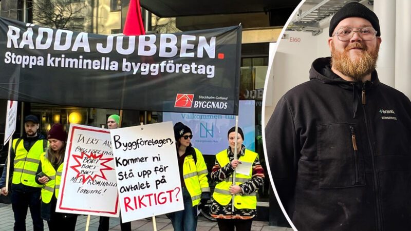 Byggarbetare inför tuff avtalsrörelse