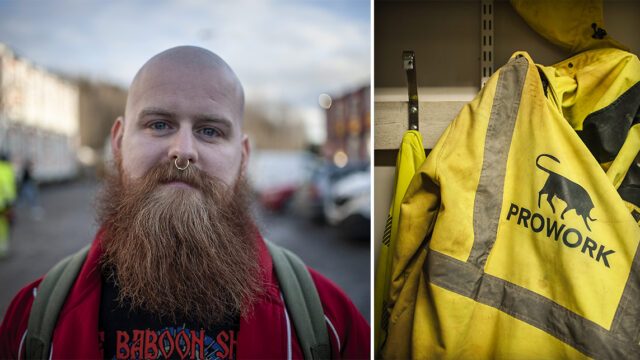 Jesper Hansen på Byggnads företräder bemanningsanställda på Prowork.