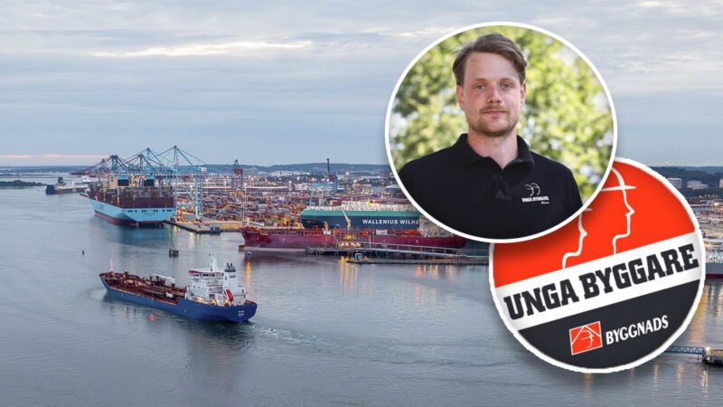 William Sundberg på Unga Byggare vill att Byggnads och LO ska backa sparkad hamnarbetare.